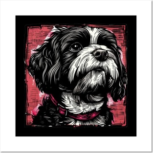 Retro Art Havanese Dog Lover Posters and Art